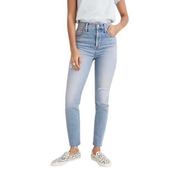 Madewell - The Perfect Vintage Straight Leg Jean Worn - In Edition Sz 25 - Picture 1 of 10